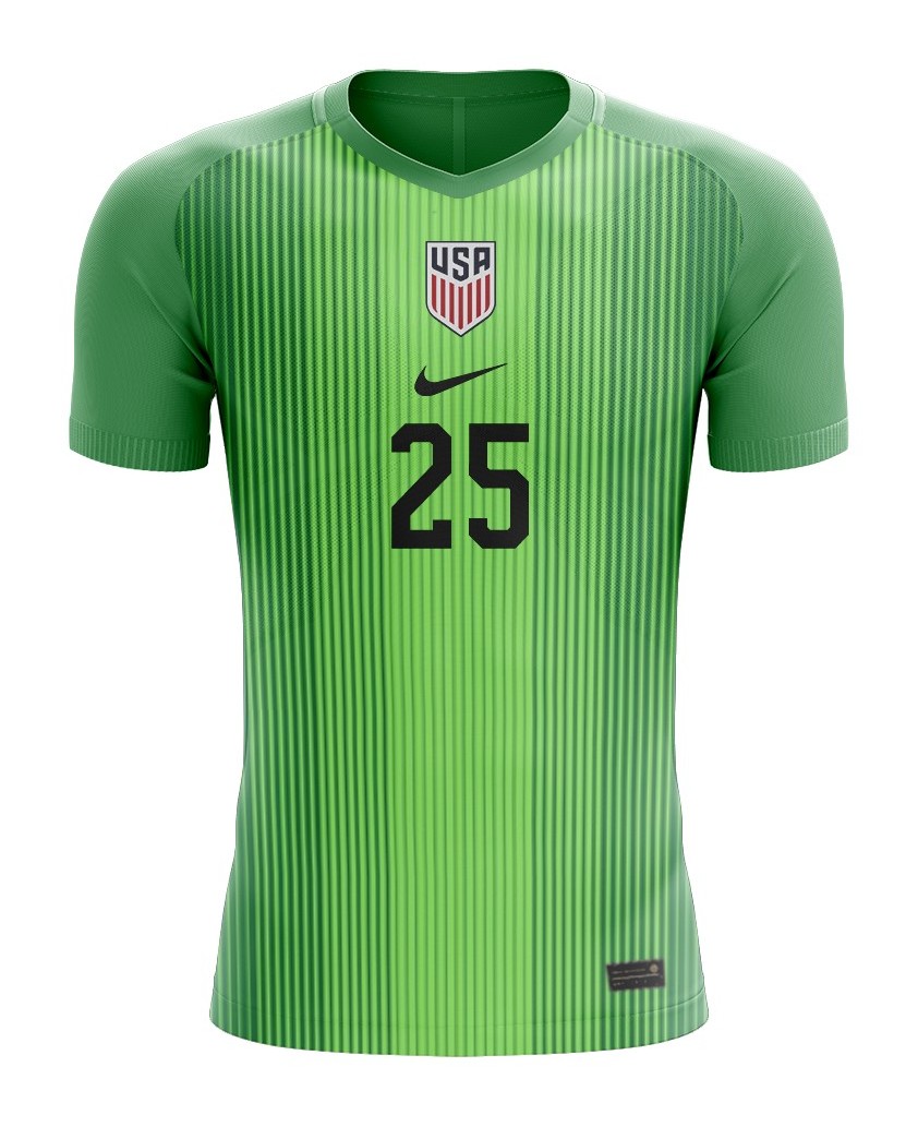 Equipación de portero de Estados Unidos 2025