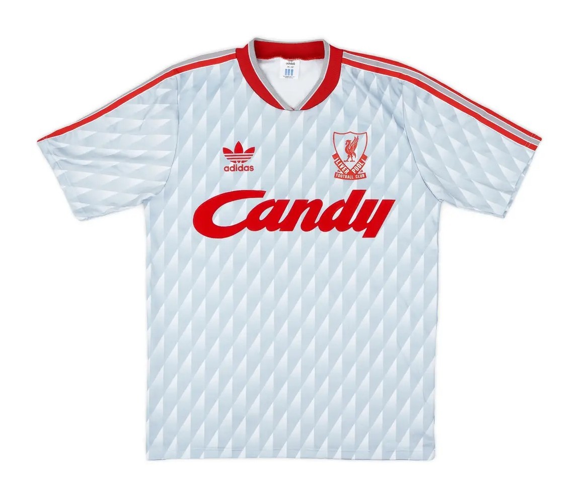 Segunda equipación de LiverpoolFC 90-91