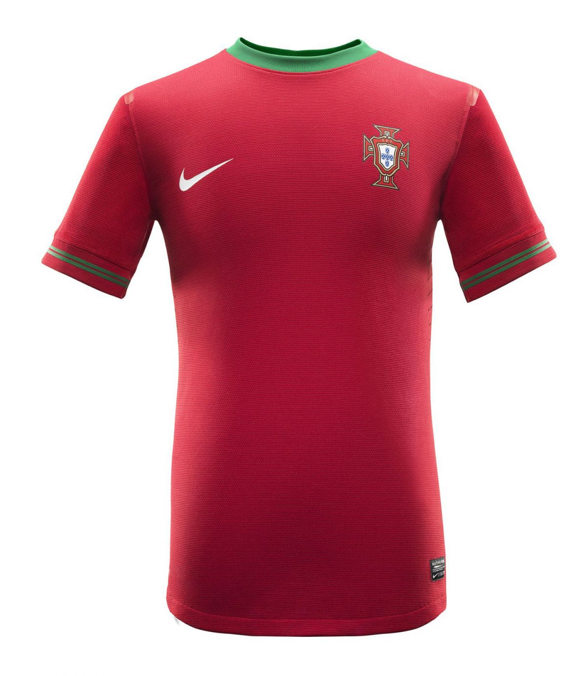 Primera equipación de Portugal 2012