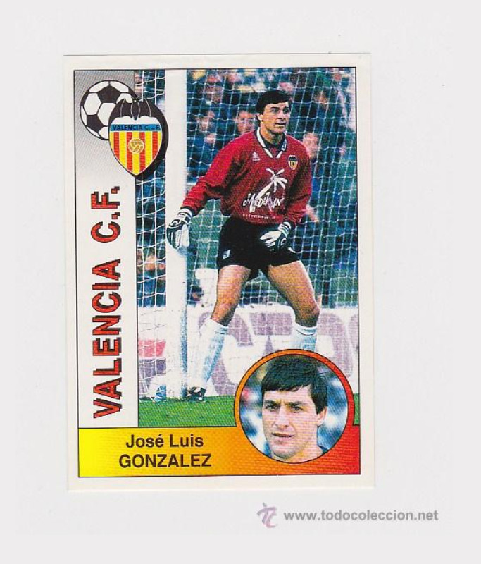 Equipación de portero de Valencia 93-94