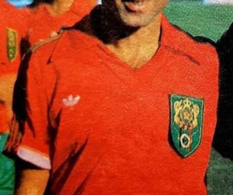 Primera equipación de Marruecos 1978