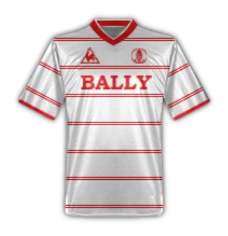 Segunda equipación de Monaco 84-85