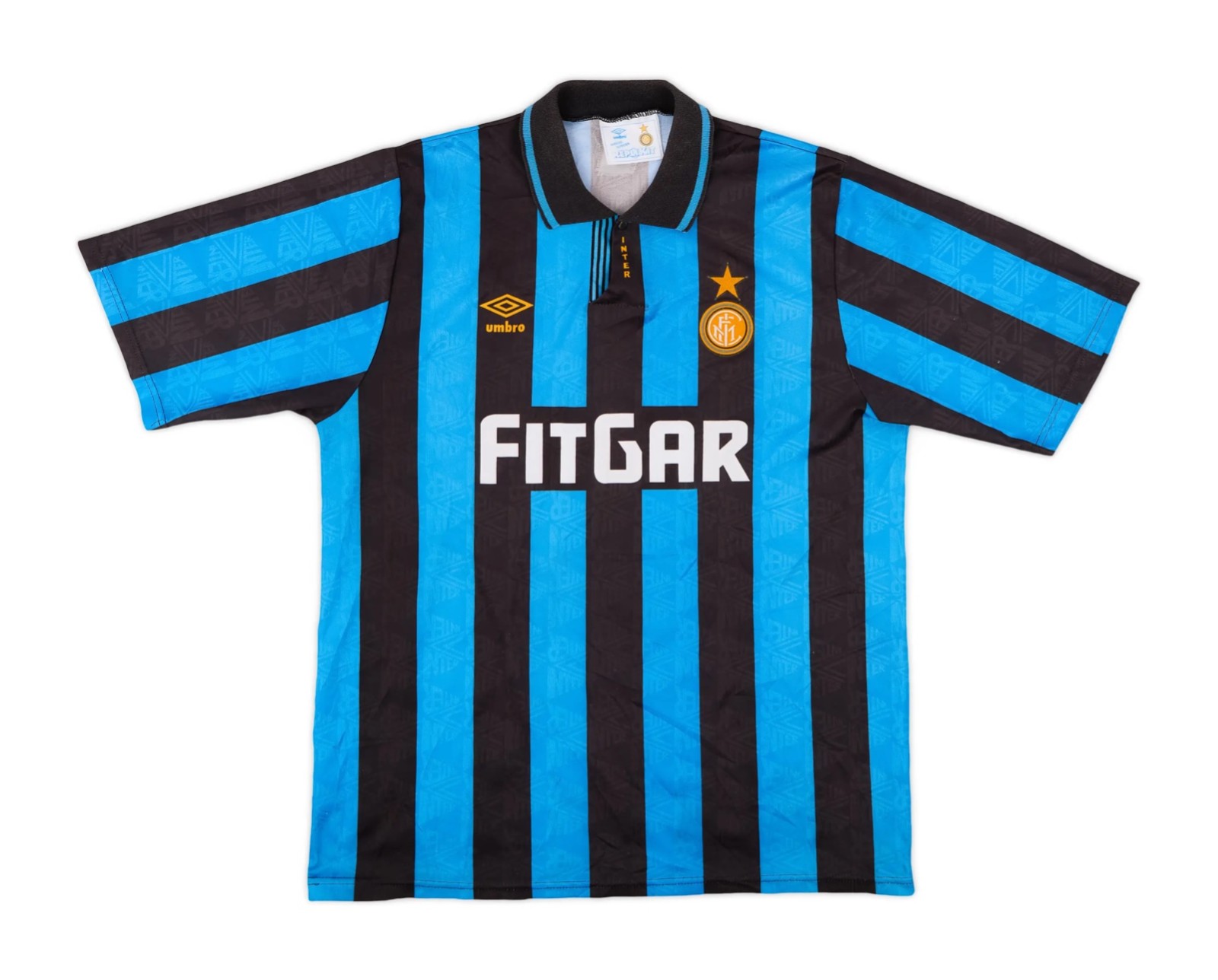 Primera equipación de Inter de Milán 91-92