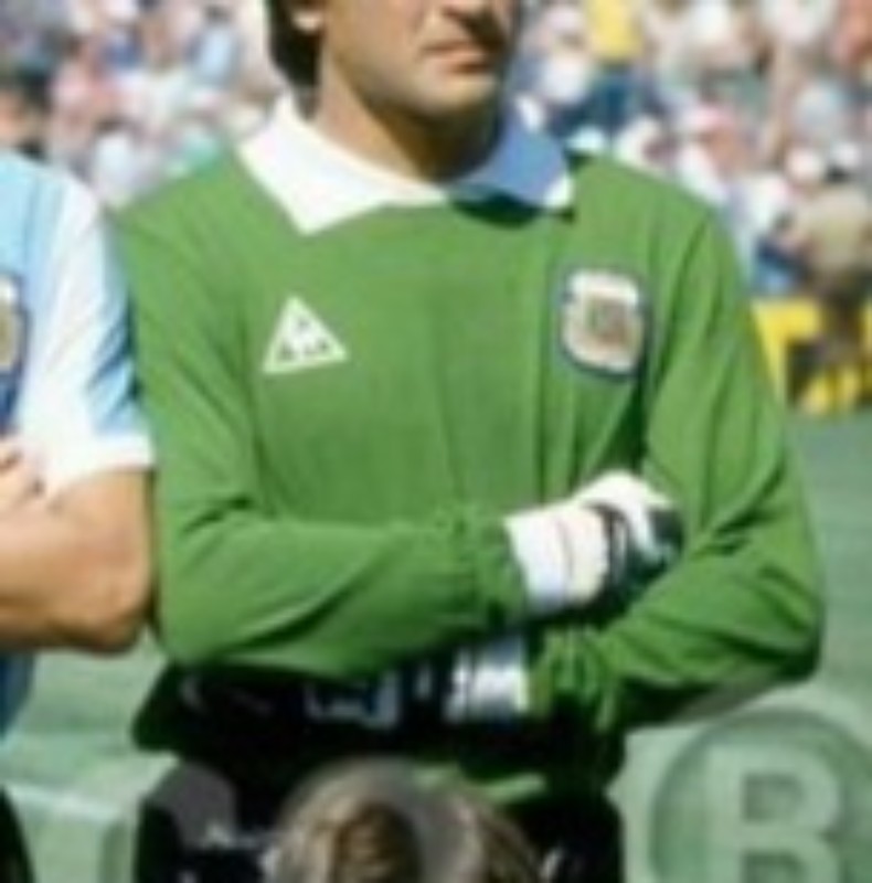 Equipación de portero de Argentina 1982