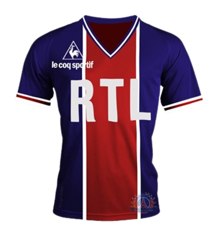 Primera equipación de Paris Saint-Germain 79-80