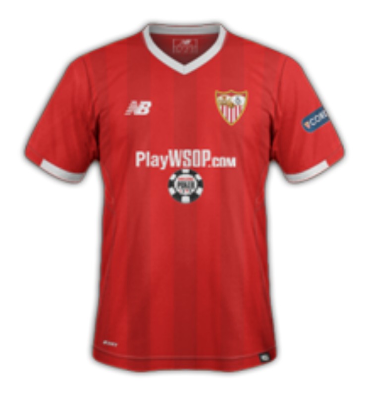 Segunda equipación de Sevilla FC 17-18