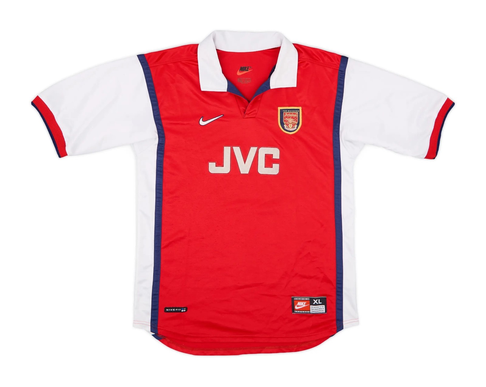 Primera equipación de Arsenal 98-99