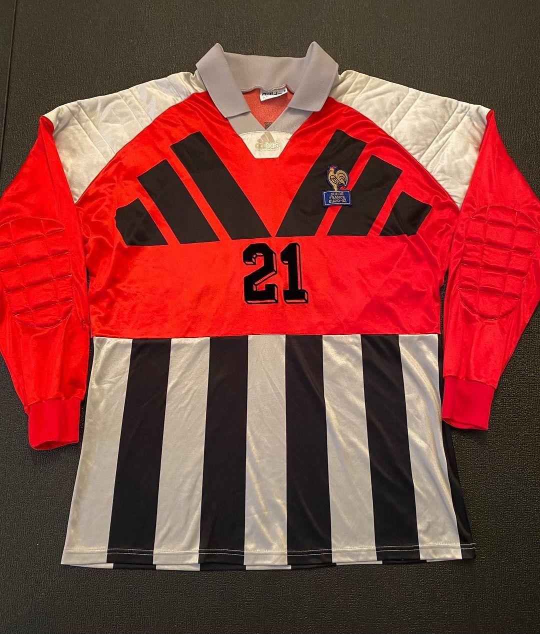 Equipación de portero de Francia 1992