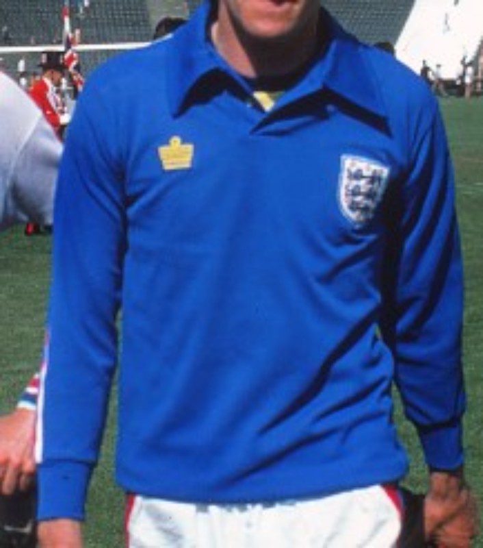 Equipación de portero de Inglaterra 1974