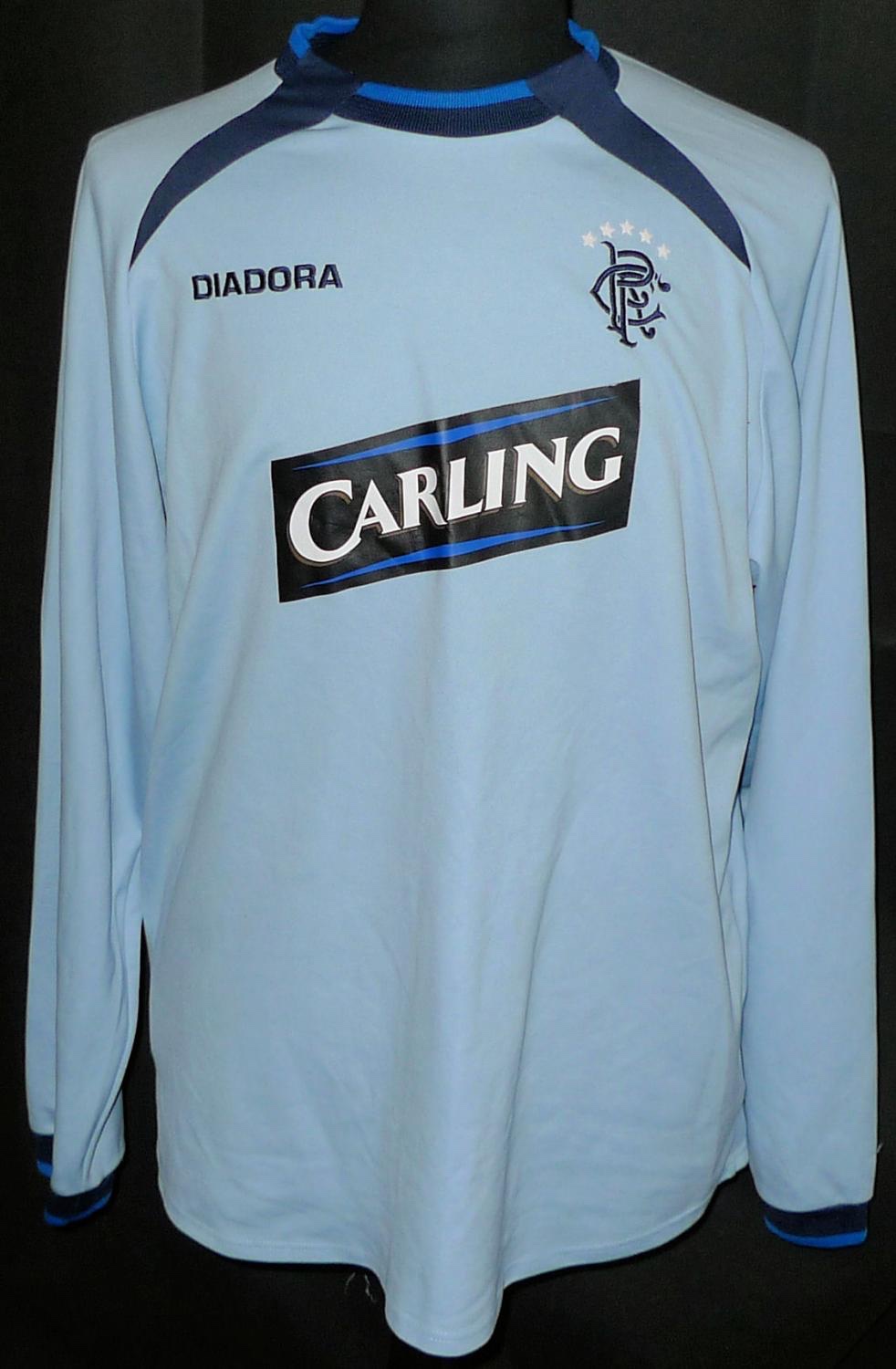 Equipación de portero de Glasgow Rangers 03-04