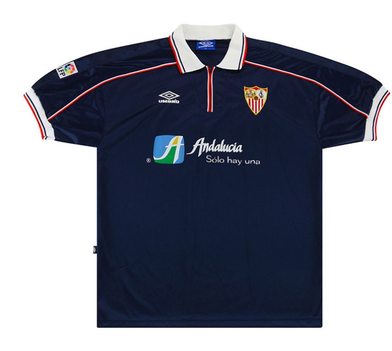 Tercera equipación de Sevilla FC 99-00