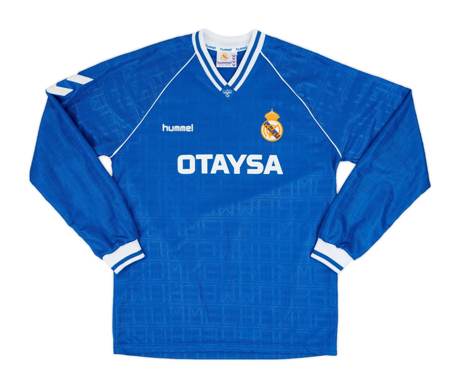 Segunda equipación de Real Madrid 90-91