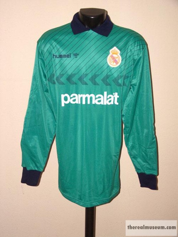 Equipación de portero de Real Madrid 86-87