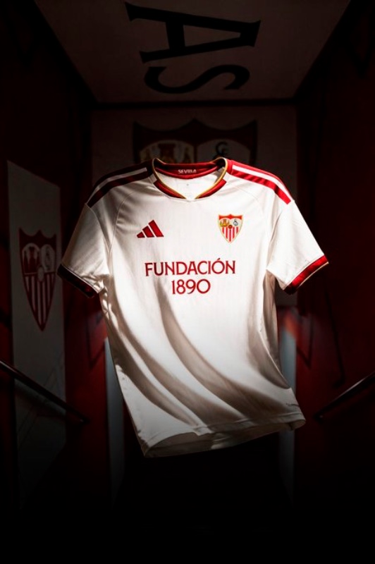Primera equipación de Sevilla FC 26-27