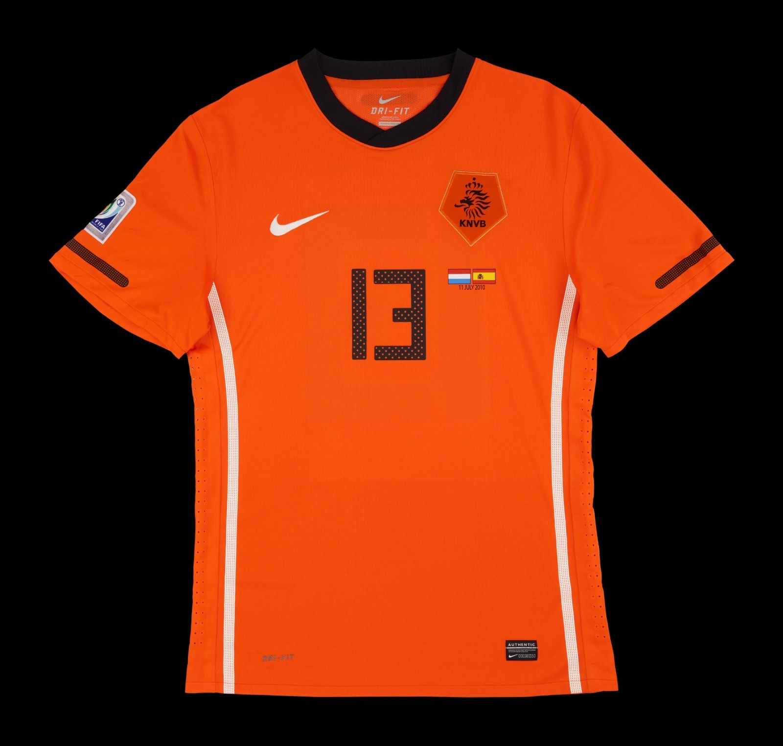 Equipación especial de Países Bajos 2010