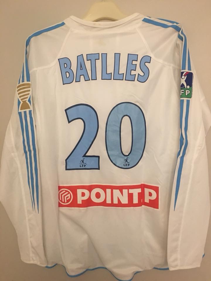 Primera equipación de Olympique de Marsella 04-05