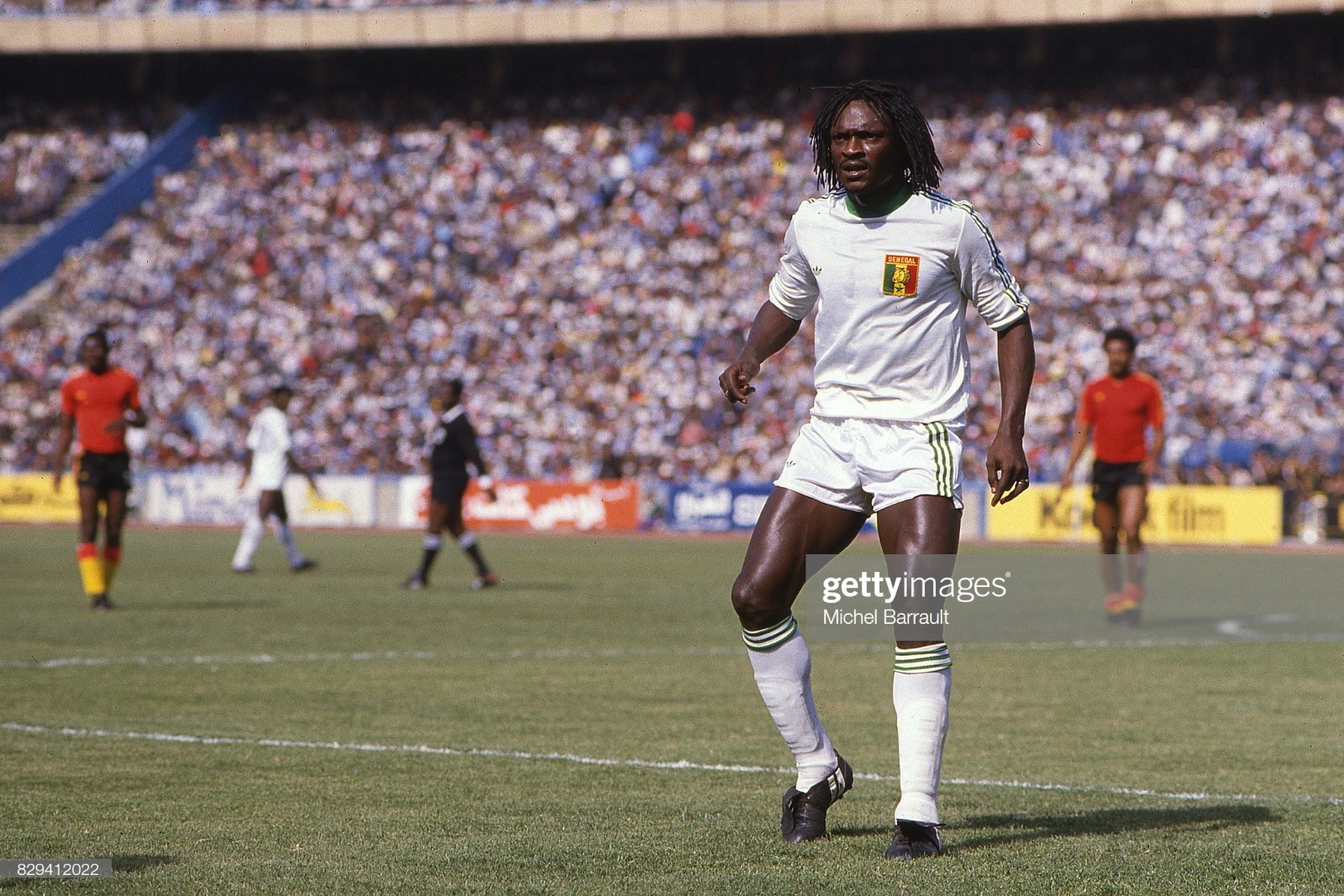 Primera equipación de Senegal 1986