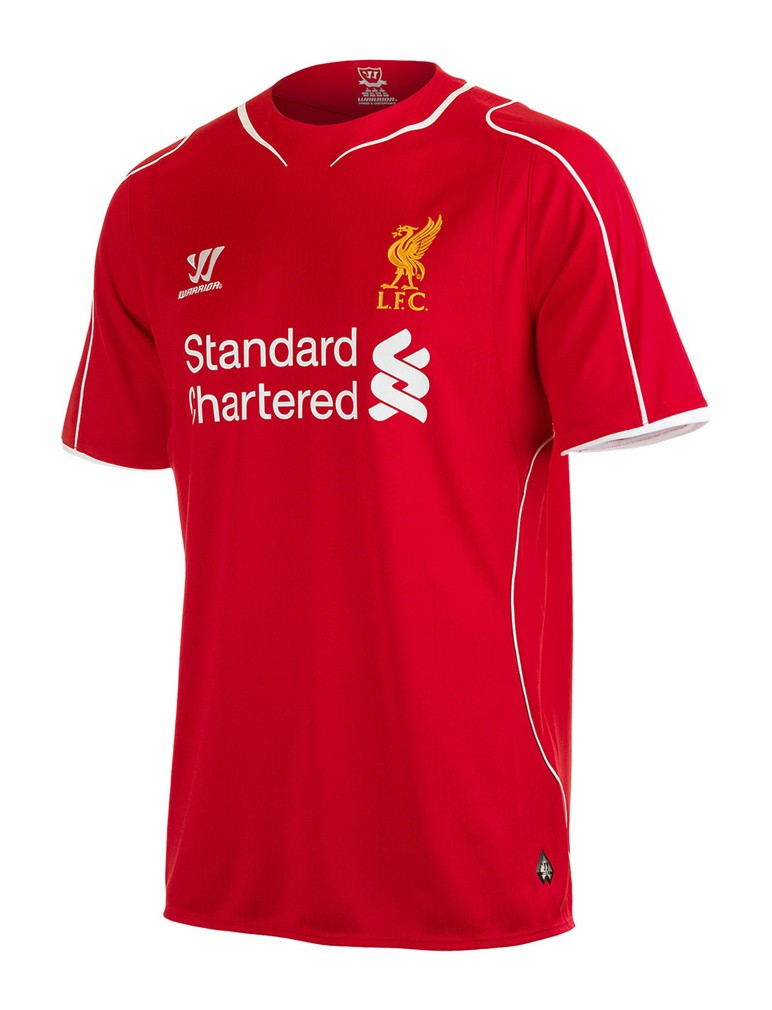 Primera equipación de LiverpoolFC 14-15