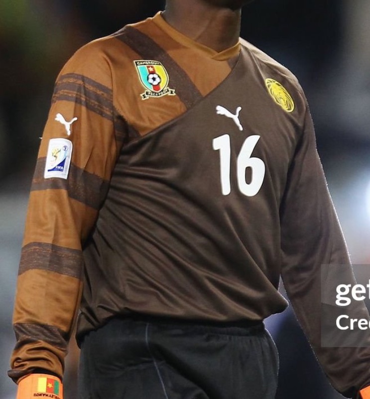 Equipación de portero de Camerún 2010