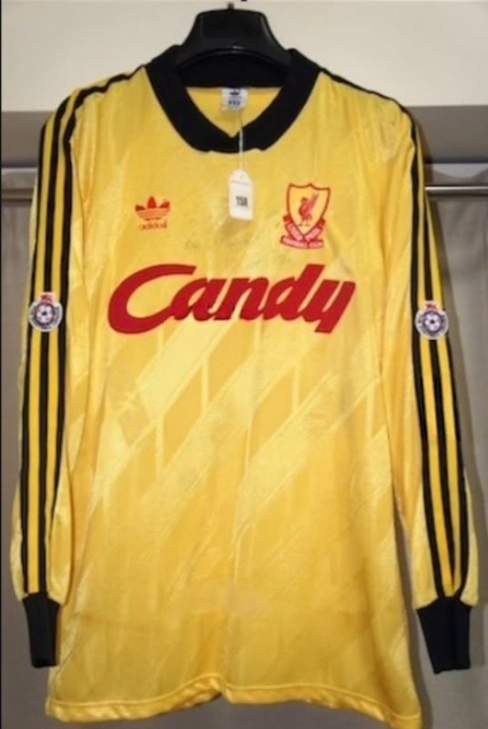 Equipación de portero de LiverpoolFC 90-91