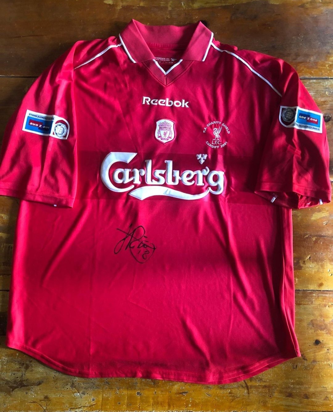 Equipación especial de LiverpoolFC 01-02