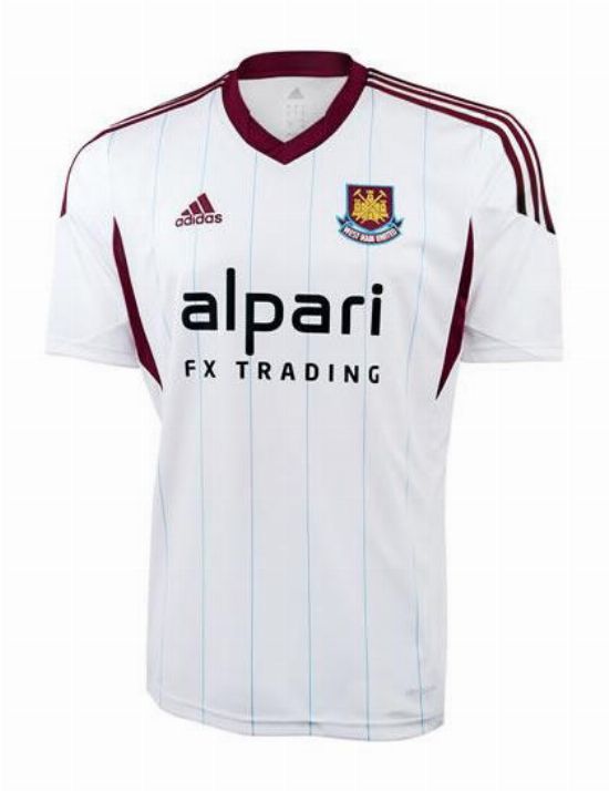 Segunda equipación de West Ham United 13-14