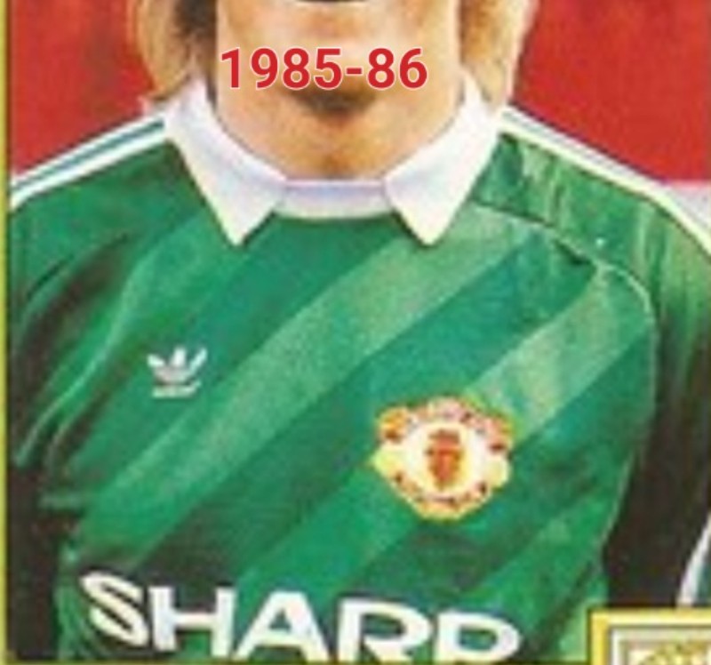Equipación de portero de Manchester United 85-86