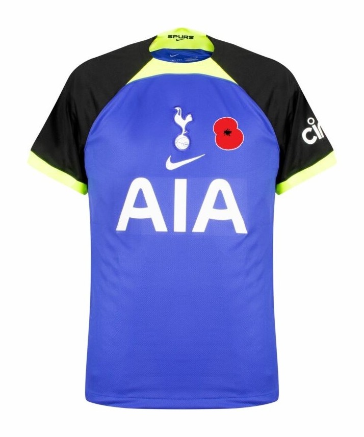 Segunda equipación de Tottenham 22-23
