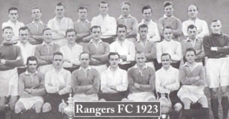 Primera equipación de Glasgow Rangers 1923-24