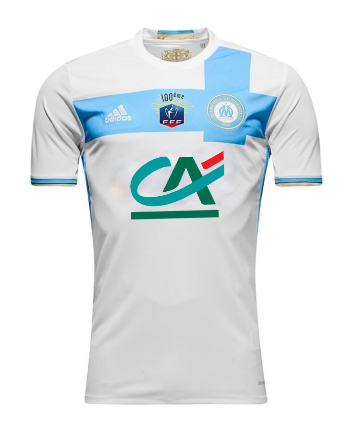 Primera equipación de Olympique de Marsella 16-17