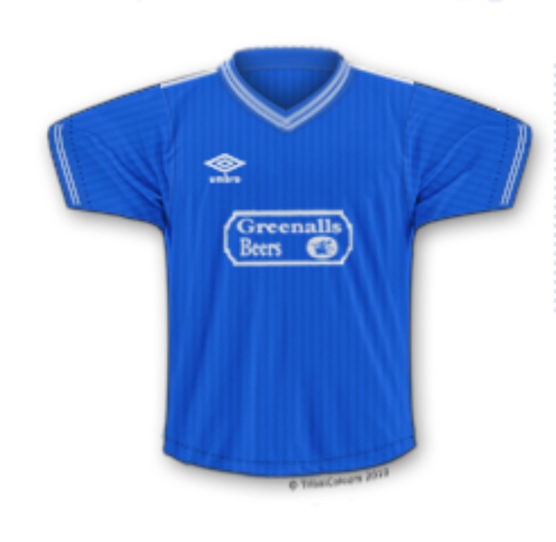 Tercera equipación de Newcastle 87-88