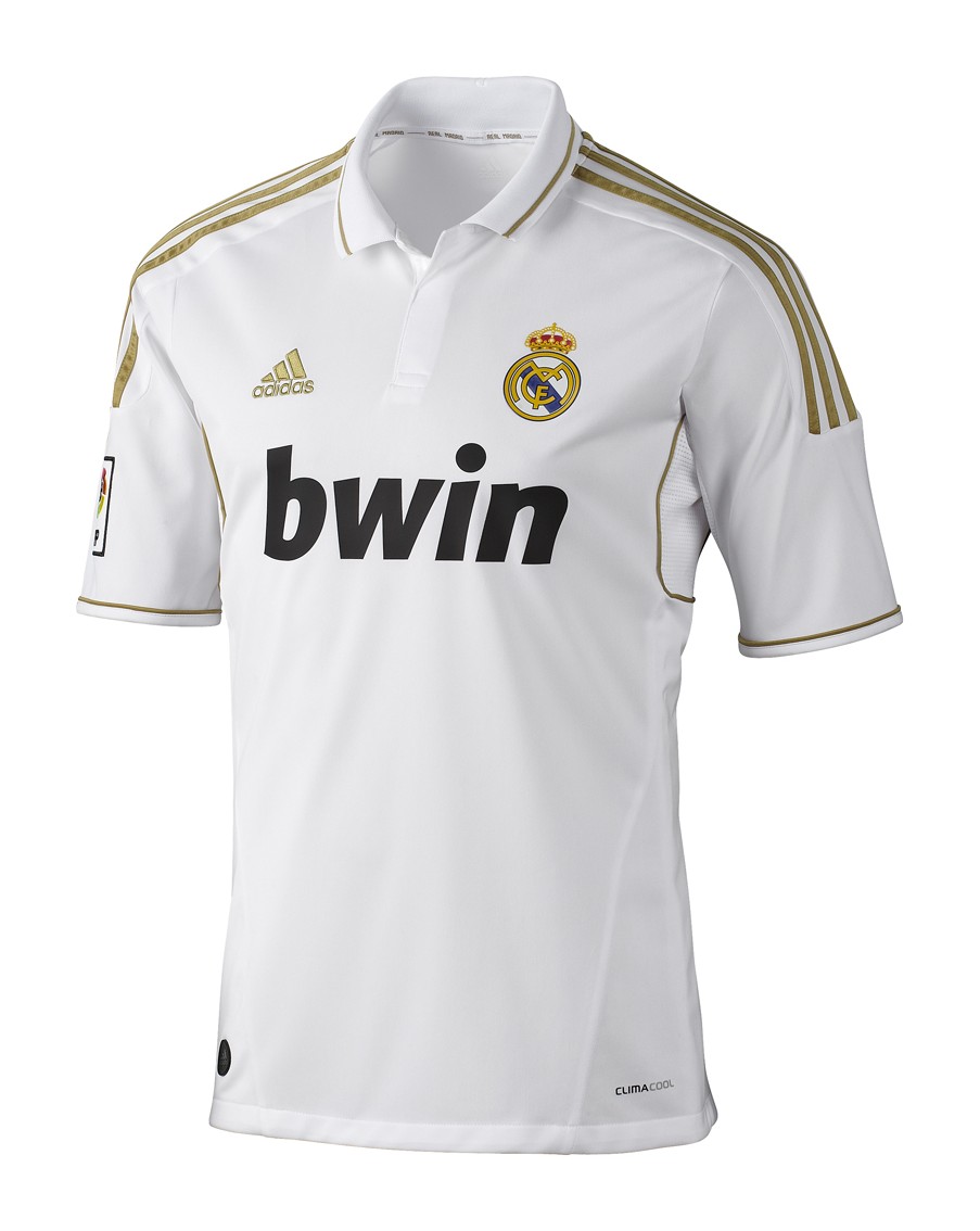 Primera equipación de Real Madrid 11-12