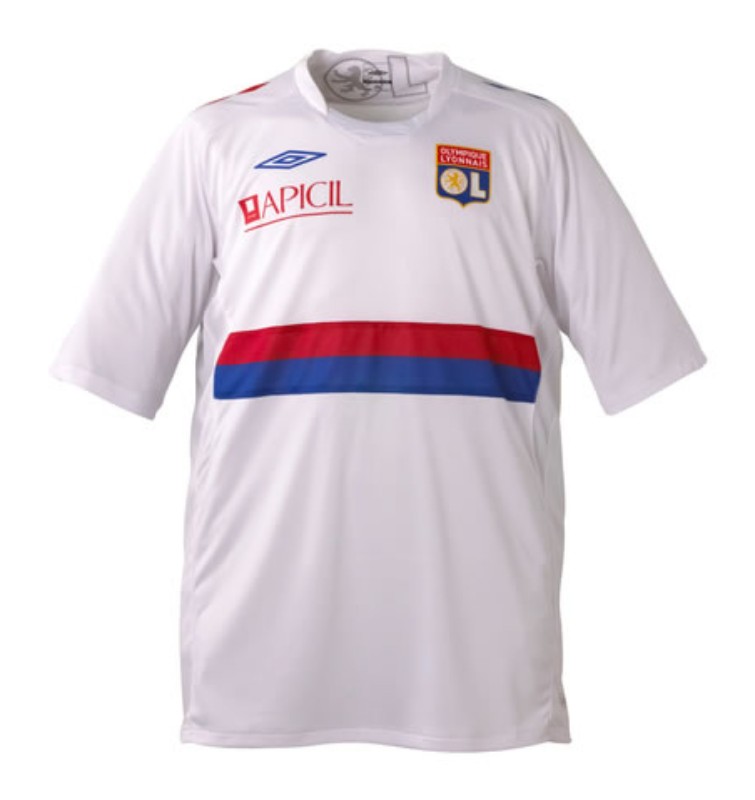 Primera equipación de Olympique de Lyon 09-10