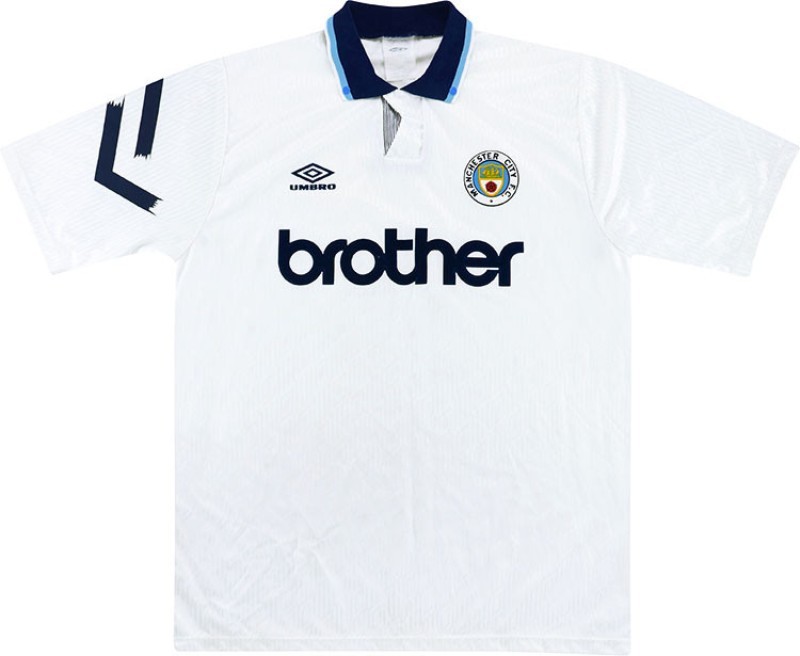 Tercera equipación de Man City 92-93