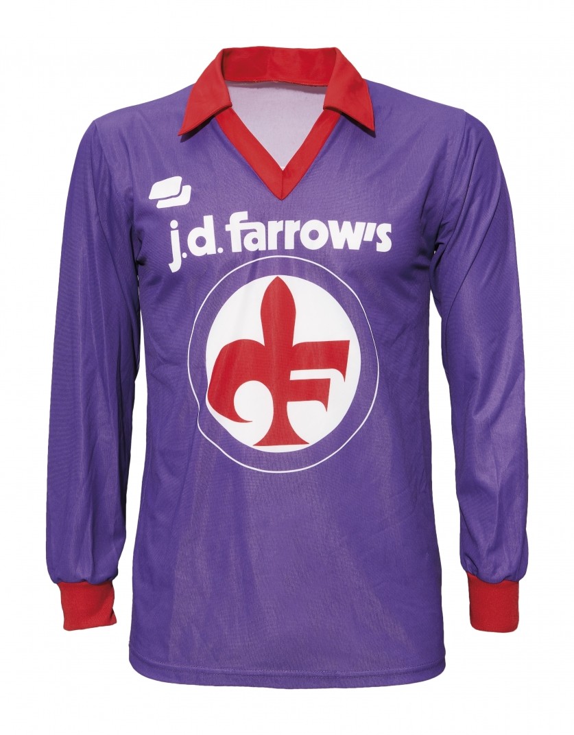 Primera equipación de Fiorentina 81-82