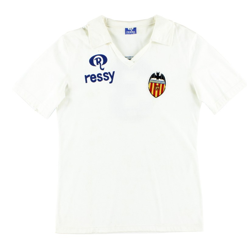 Primera equipación de Valencia 84-85