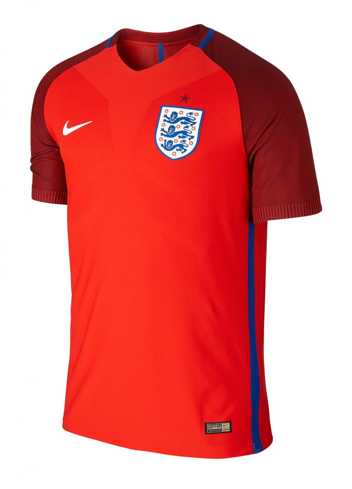 Segunda equipación de Inglaterra 2016
