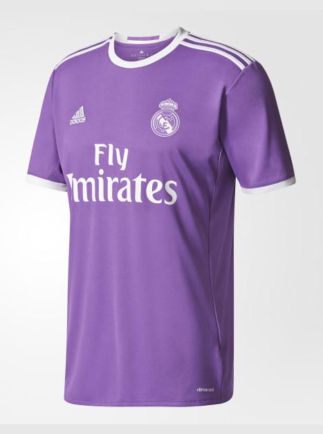 Segunda equipación de Real Madrid 16-17