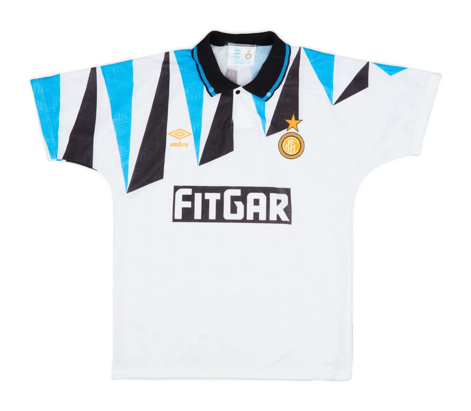Segunda equipación de Inter de Milán 91-92