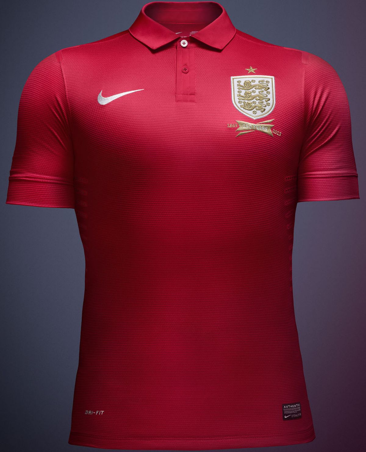 Segunda equipación de Inglaterra 2013