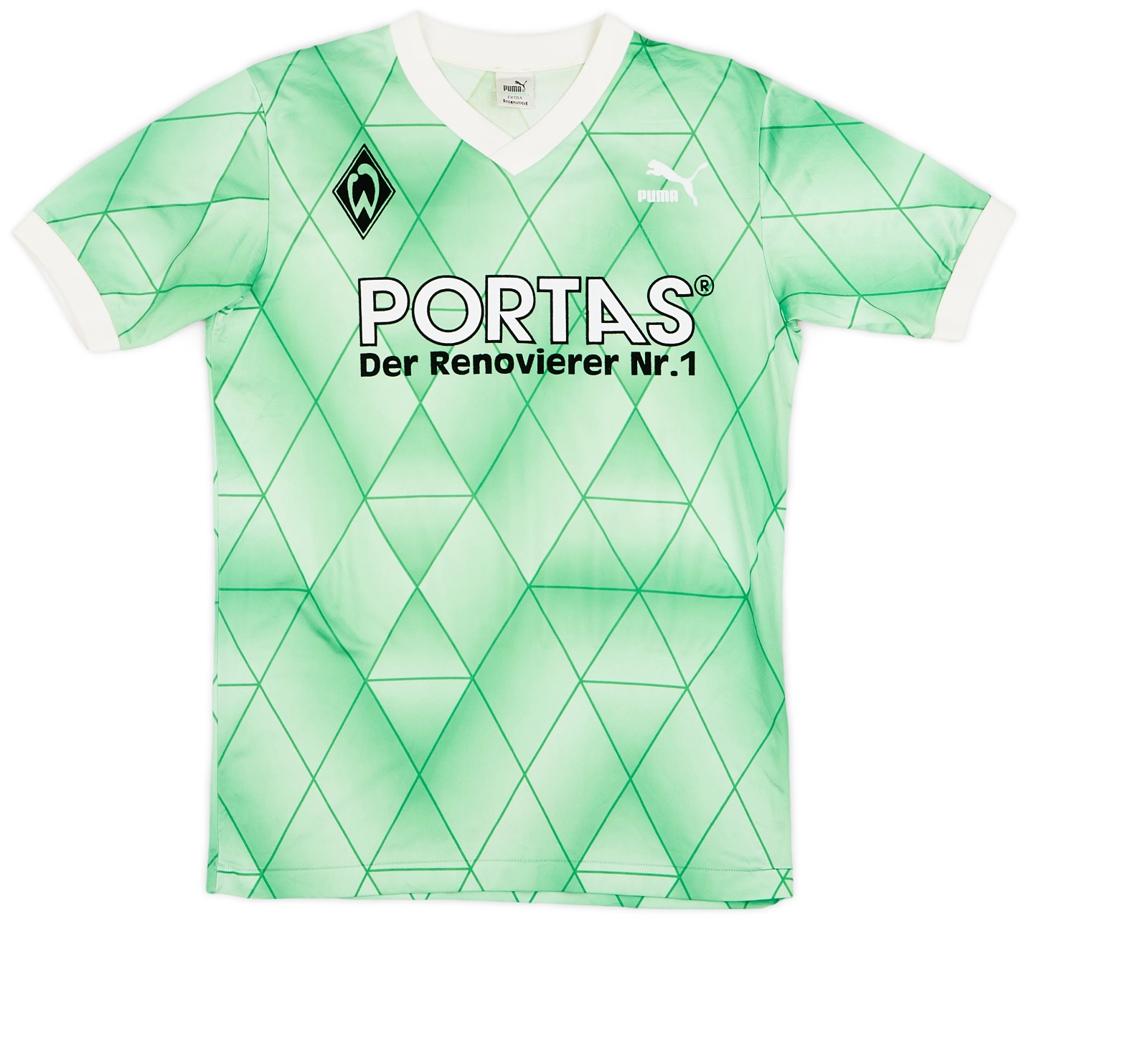Segunda equipación de Werder Bremen 90-91