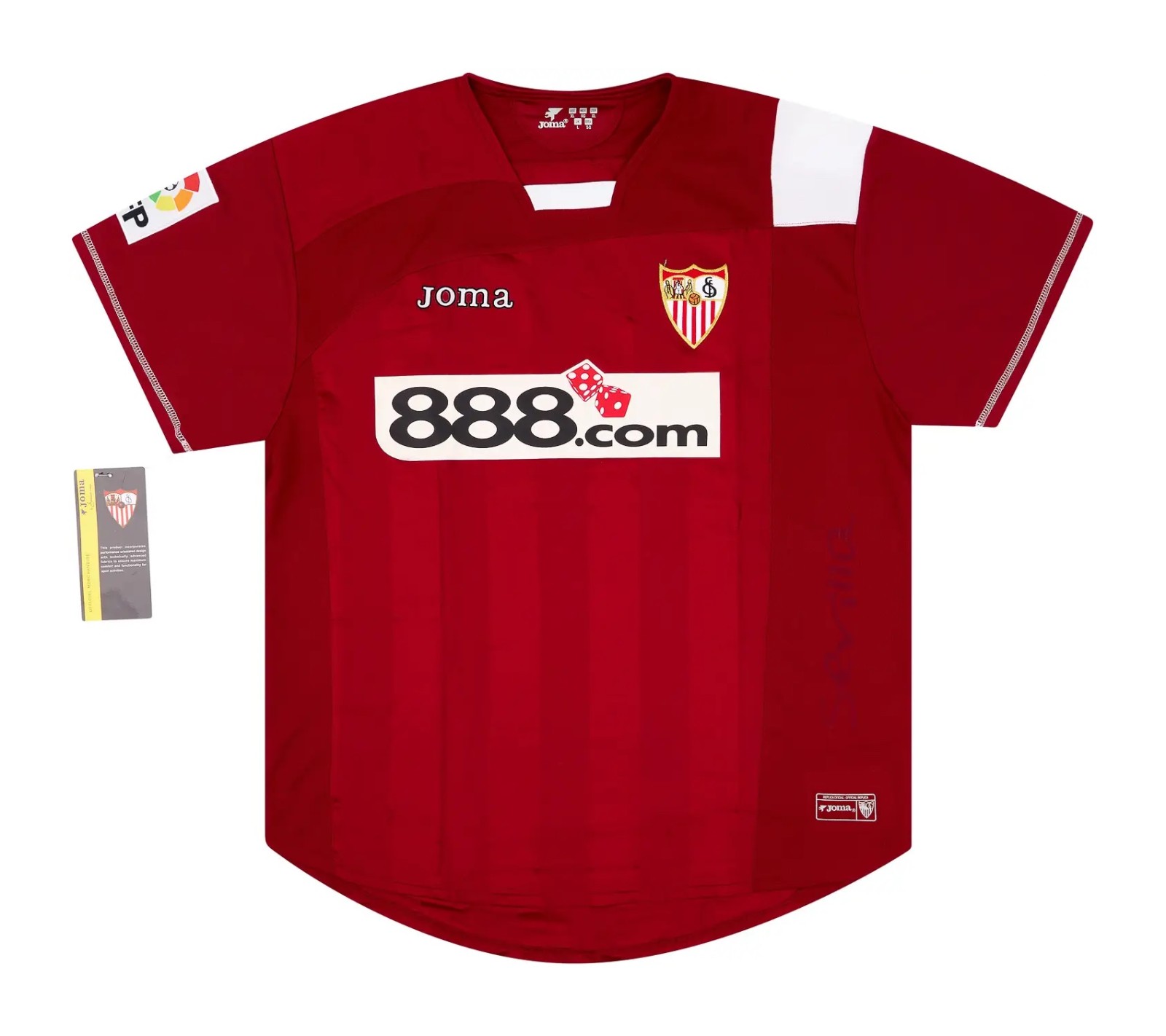 Segunda equipación de Sevilla FC 07-08