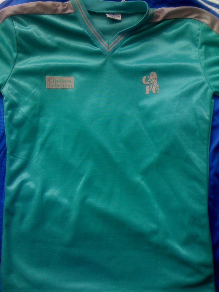 Segunda equipación de Chelsea 86-87