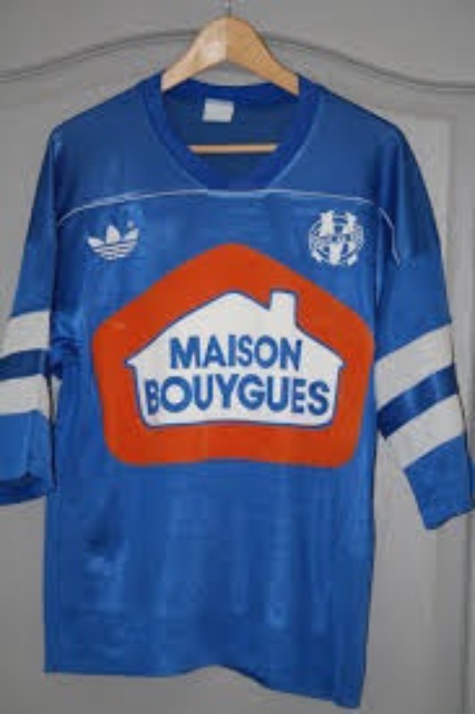 Equipación Visitante de Olympique de Marsella 87-88