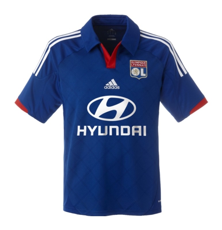 Segunda equipación de Olympique de Lyon 12-13