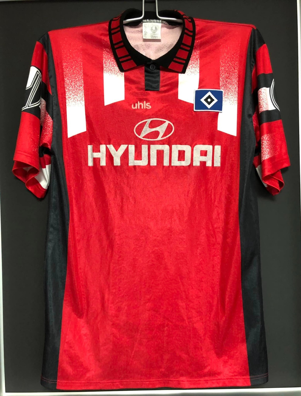 Tercera equipación de Hamburgo 95-96