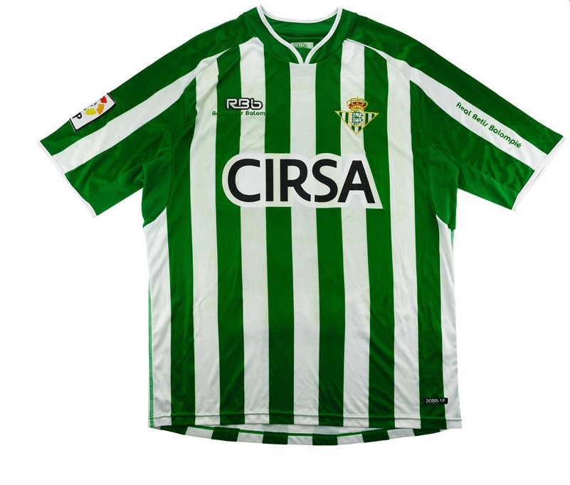 Primera equipación de Real Betis 11-12