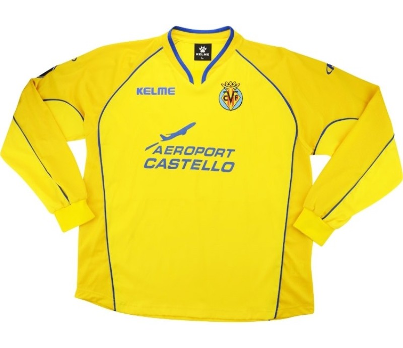 Primera equipación de Villarreal 04-05