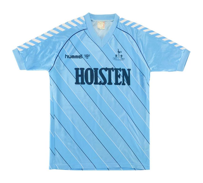 Segunda equipación de Tottenham 85-86