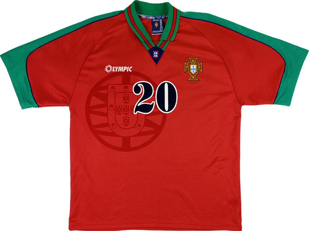 Primera equipación de Portugal 1996